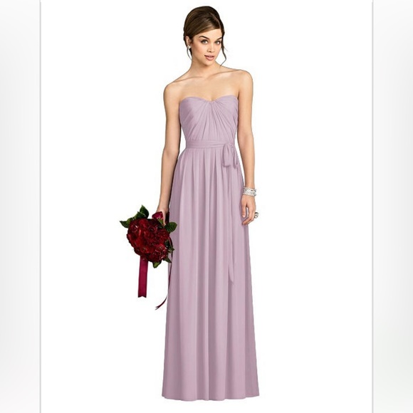 After Six Bridesmaid Dress 6678 in Mist - Picture 4 of 8